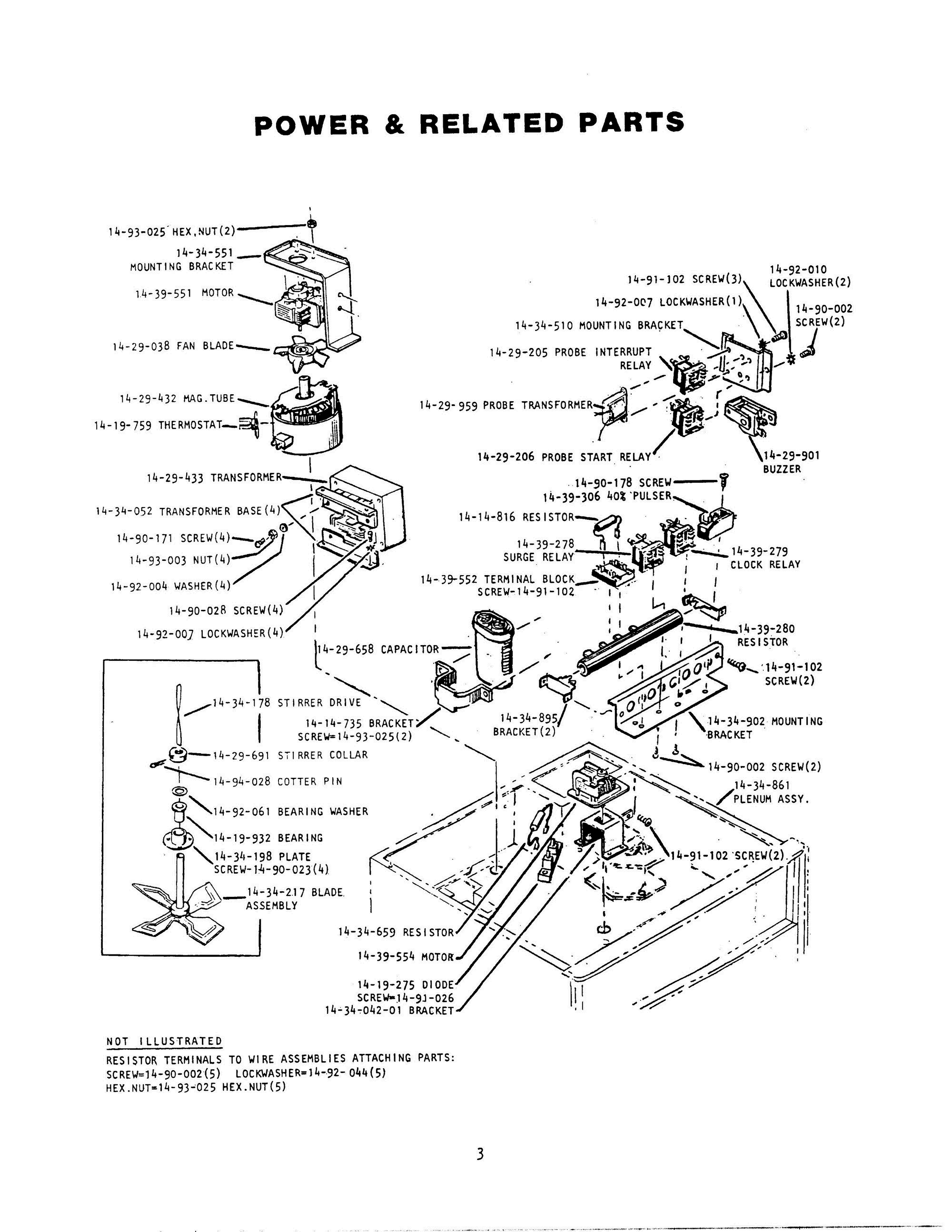 04 - POWER & RELATED PARTS Diagram and Parts List for CMT-231  Bosch Range