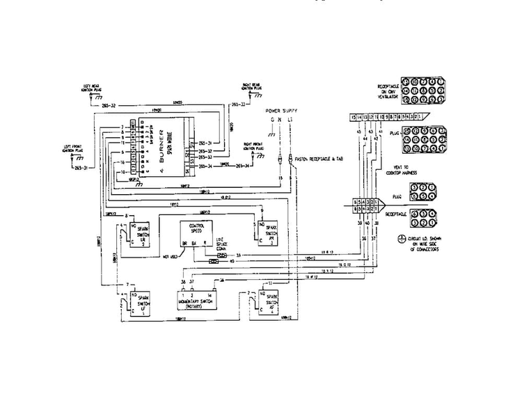 Section 14 Diagram and Parts List for GGNCV30  Thermador Cooktop