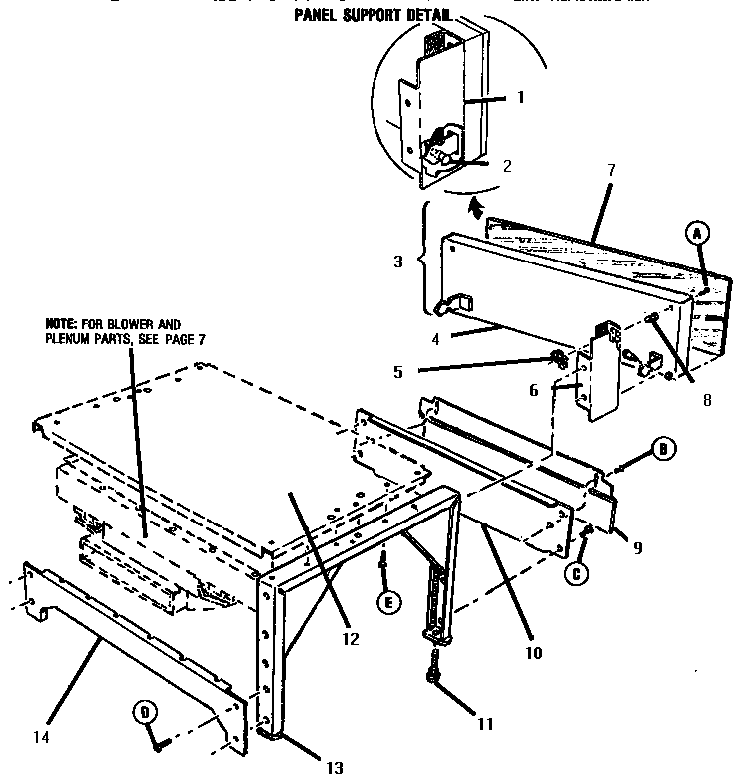 Base & Toeplate Assemblies Diagram and Parts List for ESC30CVB  Thermador Range