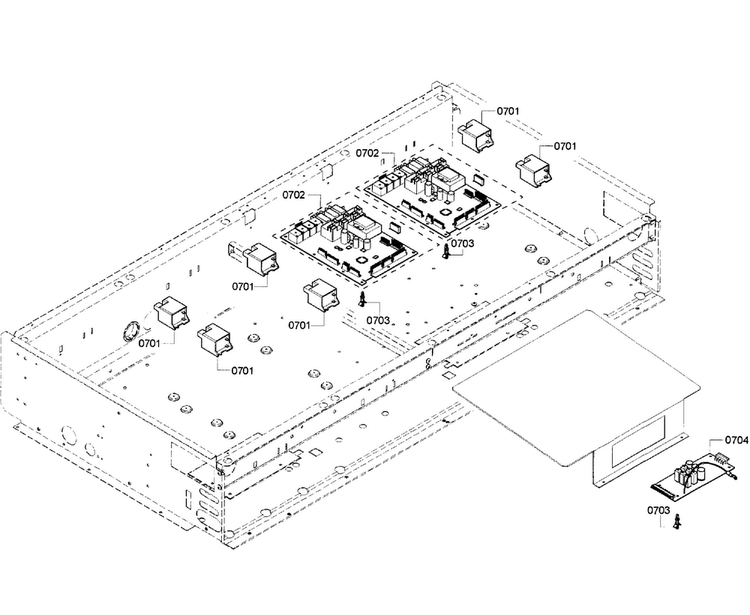 Pcb's Assy Diagram and Parts List for PRD486GDHC 09 Thermador Range
