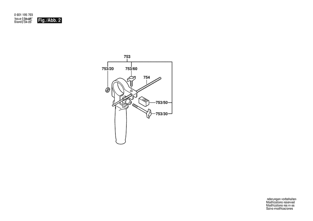 Section 2 Diagram and Parts List for GSB18RE 0601195739 Bosch Impact Driver