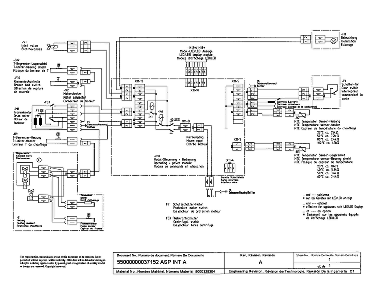 Wiring Diagram Diagram and Parts List for WTMC8530UC 05 Bosch Dryer