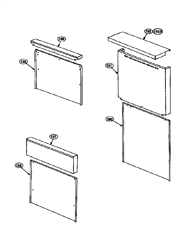 Page 21 Diagram and Parts List for PRSE486GDS  Thermador Range