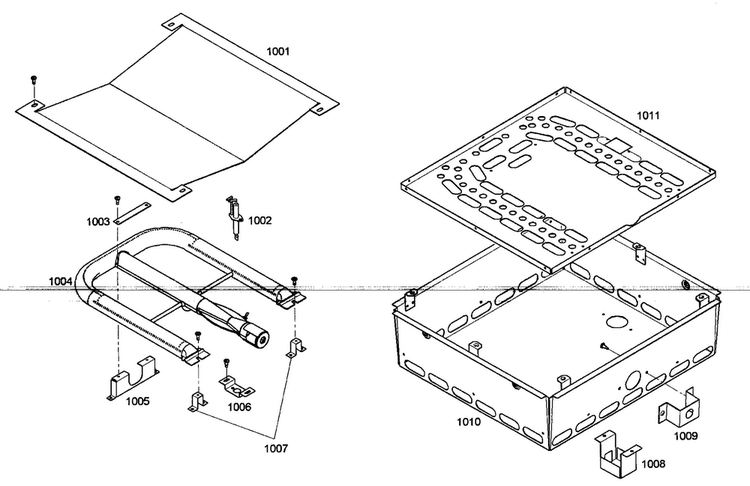 Right Oven 2 Diagram and Parts List for PRG486EDG04  Thermador Range