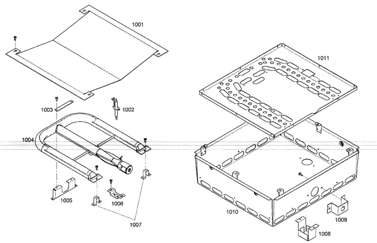Right Oven 2 Diagram and Parts List for PRL486EDG04  Thermador Range