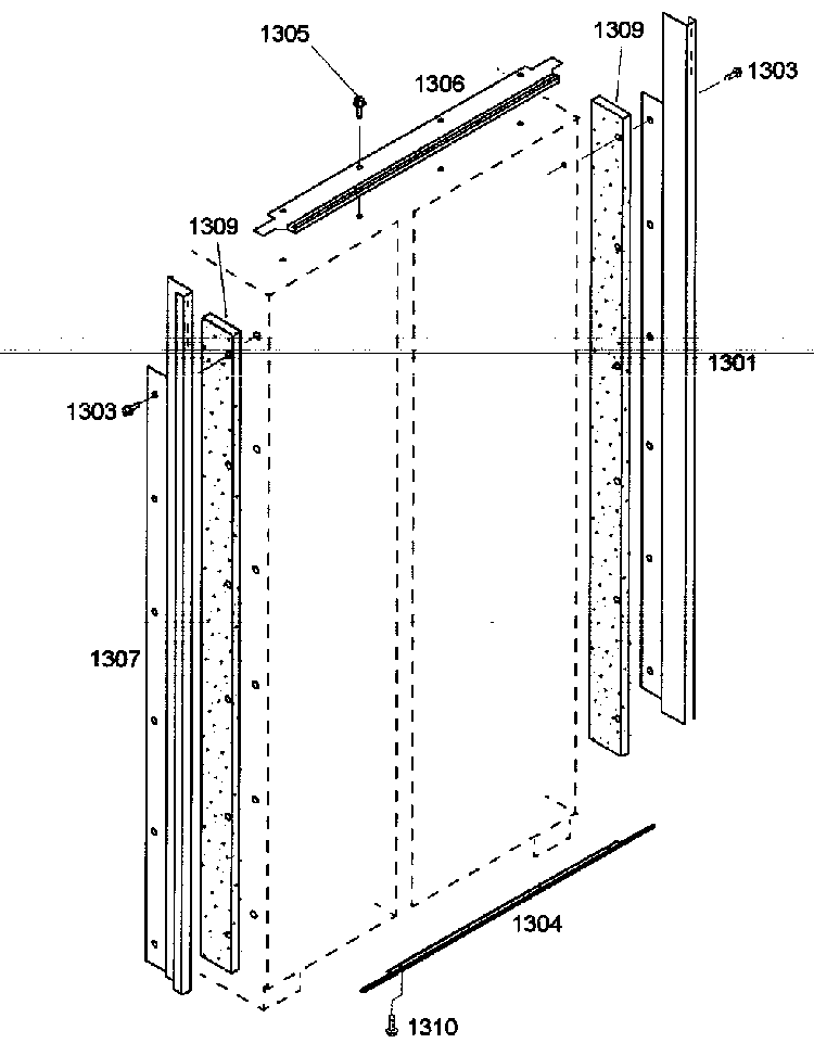 Trim Asy Diagram and Parts List for KBUIT4275E 01 Thermador Refrigerator