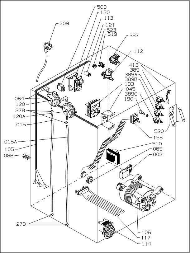 Section 1 Image 3 Diagram and Parts List for SWM5500W  Bosch Miscellaneous