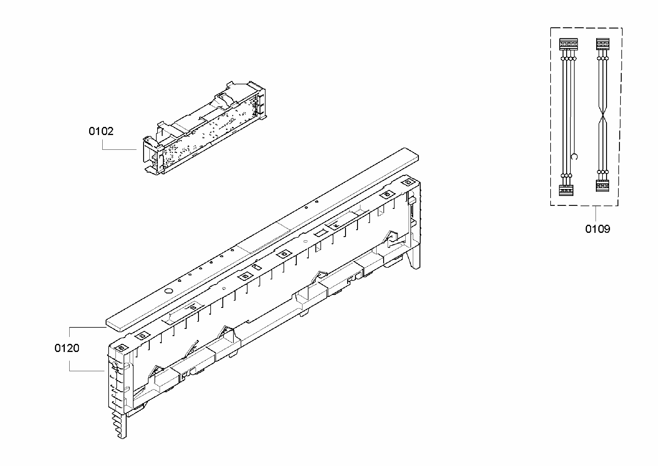 Control Panel Diagram and Parts List for S47KMK15UC 22 Bosch Dishwasher