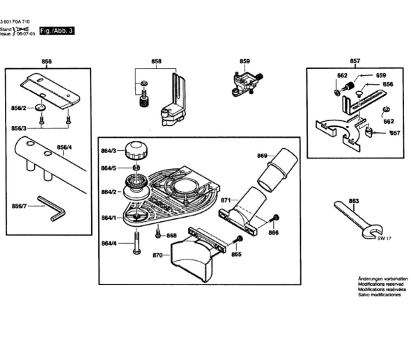 Bosch Pr20evsk 3 Diagram and Parts List for PR20EVSK  Bosch Router