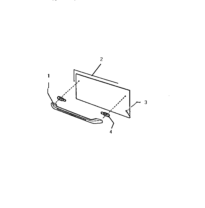 Drawer Panel Support Assembly Diagram and Parts List for WD24N  Thermador Warming Drawer