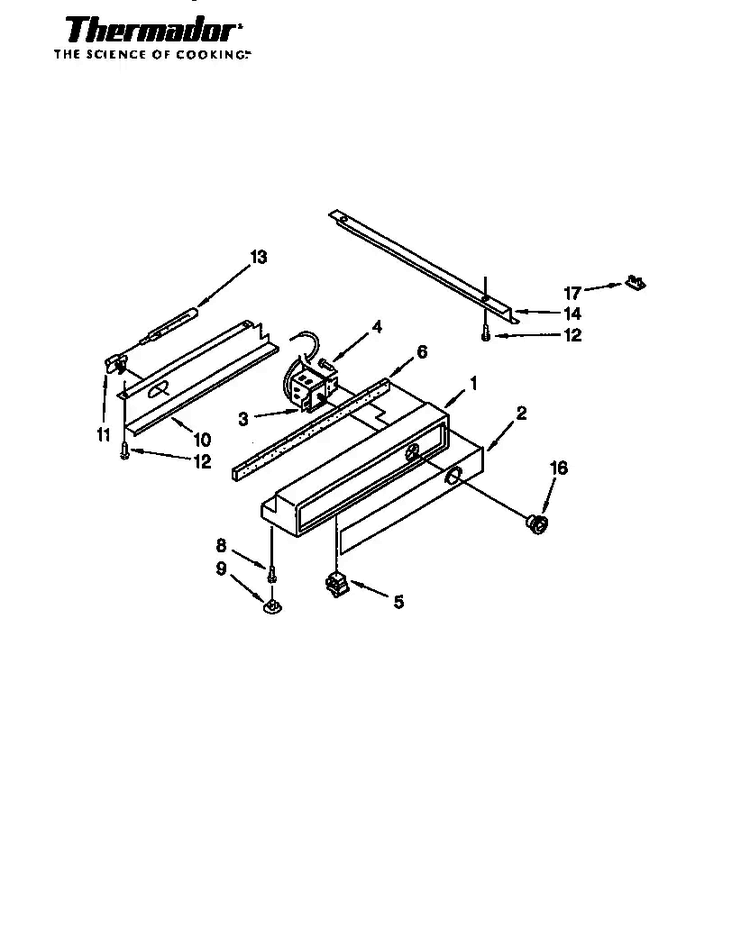 Series 02-05 All Models Diagram and Parts List for TSS42QBW  Thermador Refrigerator