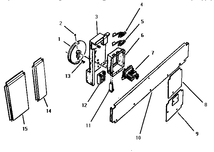 Section 8 Diagram and Parts List for SGT3601  Thermador Cooktop