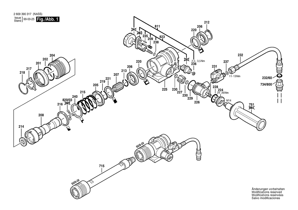 Diagram Diagram and Parts List for 2609390317  Bosch Utility Vacuum