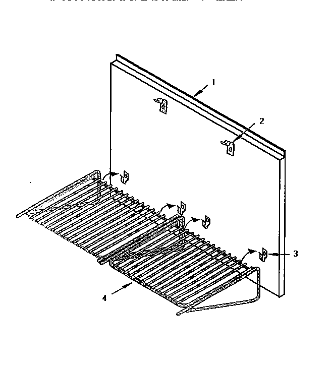 Keep Hot Shelf Accessory Diagram and Parts List for H36HQS  Thermador Range Hood