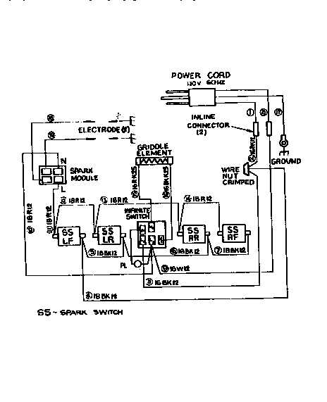 Gth-36g Wiring Diagram Diagram and Parts List for GCV36  Thermador Cooktop