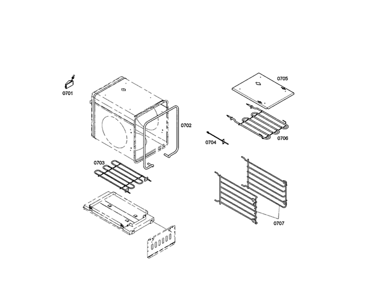 Heater Element/regulator Diagram and Parts List for PRD484EEHC 01 Thermador Range