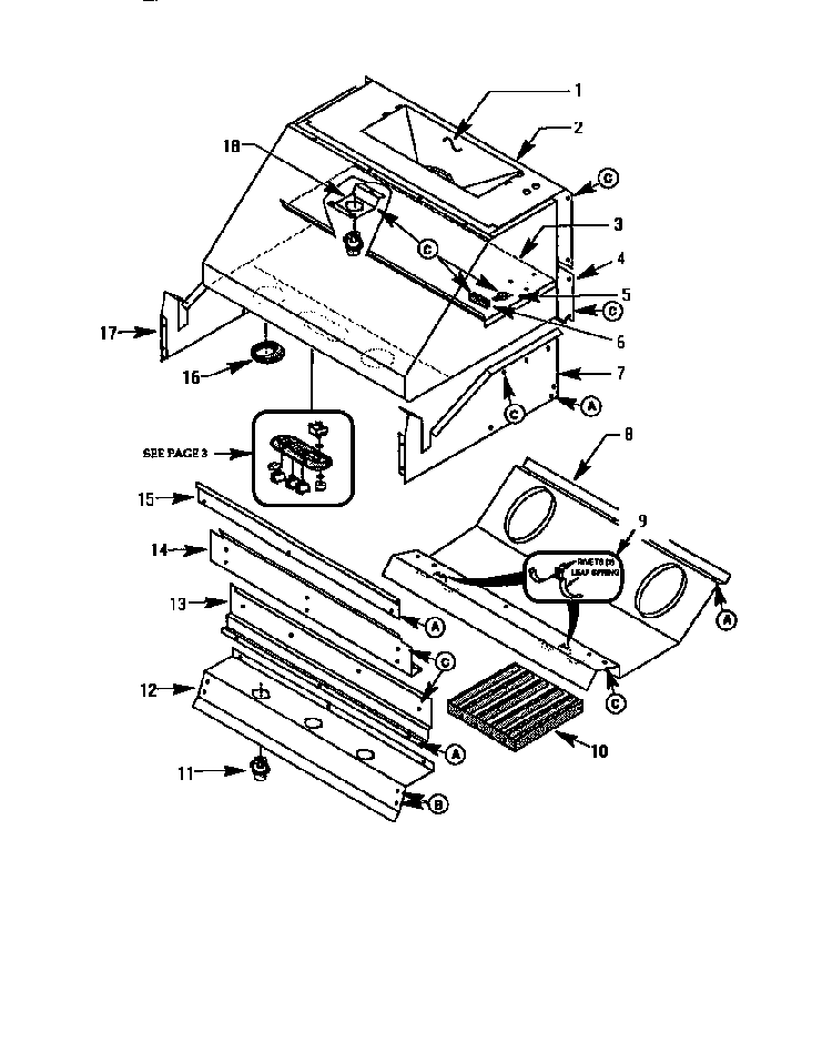 Section 7 Diagram and Parts List for PH-SERIES  Thermador Range Hood