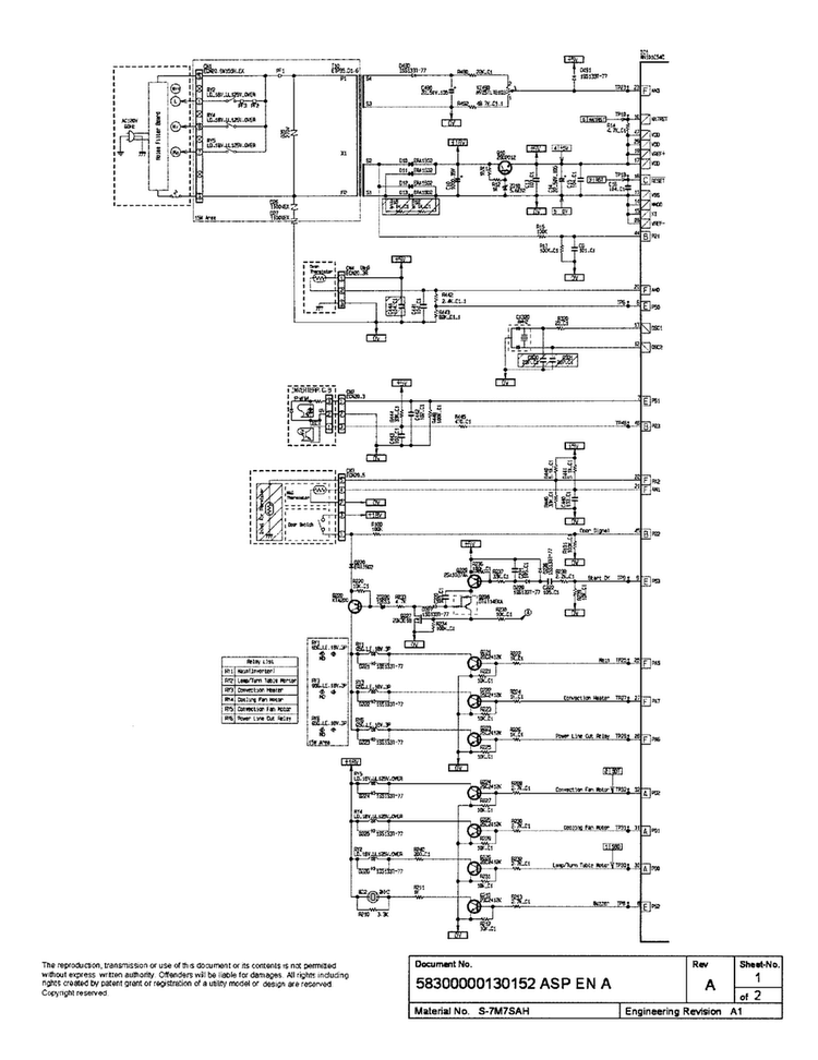 Diagram Diagram and Parts List for PODMW301-01  Thermador Wall Oven