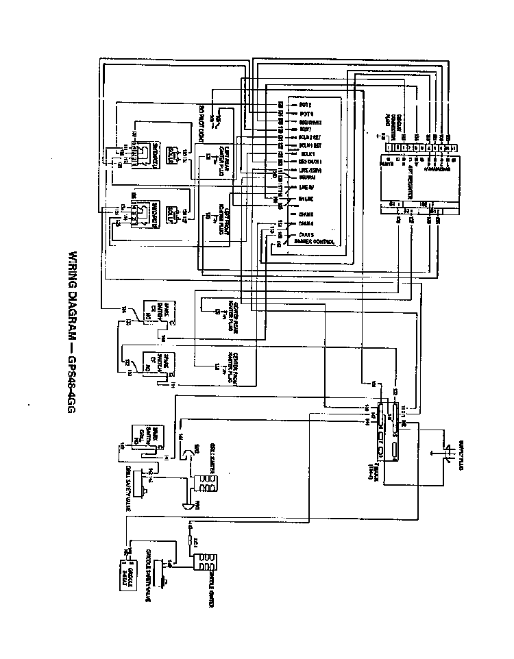 Page 25 Diagram and Parts List for GPS486GDS  Thermador Cooktop