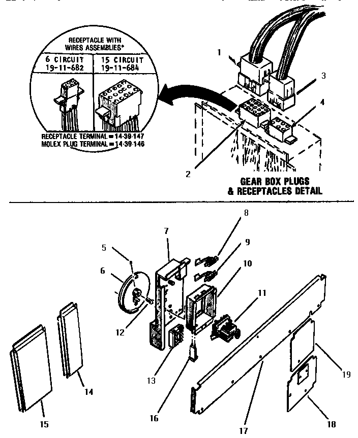 Replacement Parts Diagram and Parts List for CV2236  Thermador Range Hood