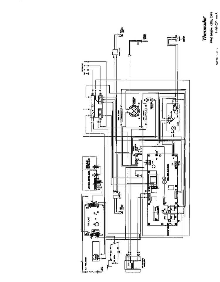Wiring Diagram Diagram and Parts List for C301U  Thermador Range