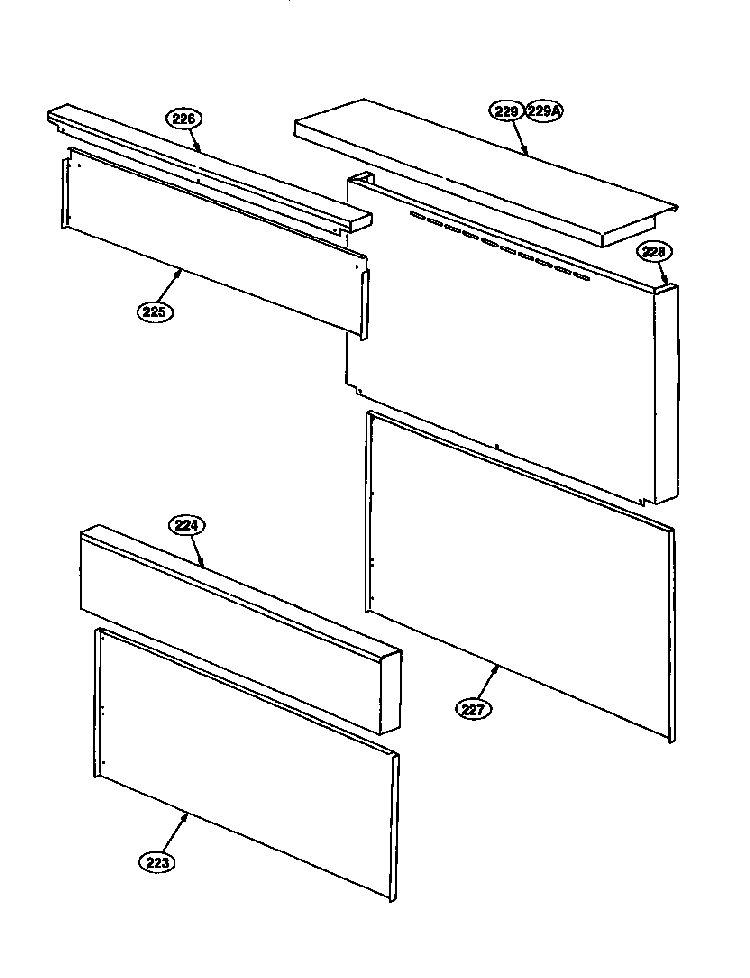 Page 43 Diagram and Parts List for PRSE486GDS  Thermador Range