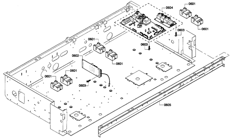 Pcb's Assy Diagram and Parts List for PRD486EDPG 01 Thermador Range