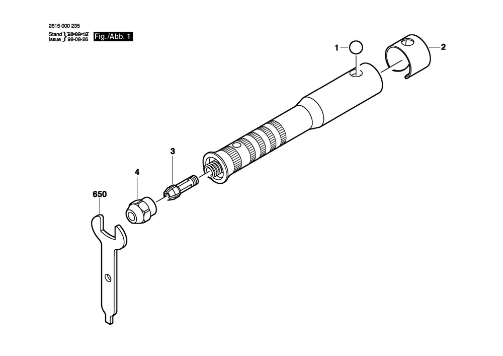 Diagram Diagram and Parts List for 2615000235  Bosch Multi-Tool