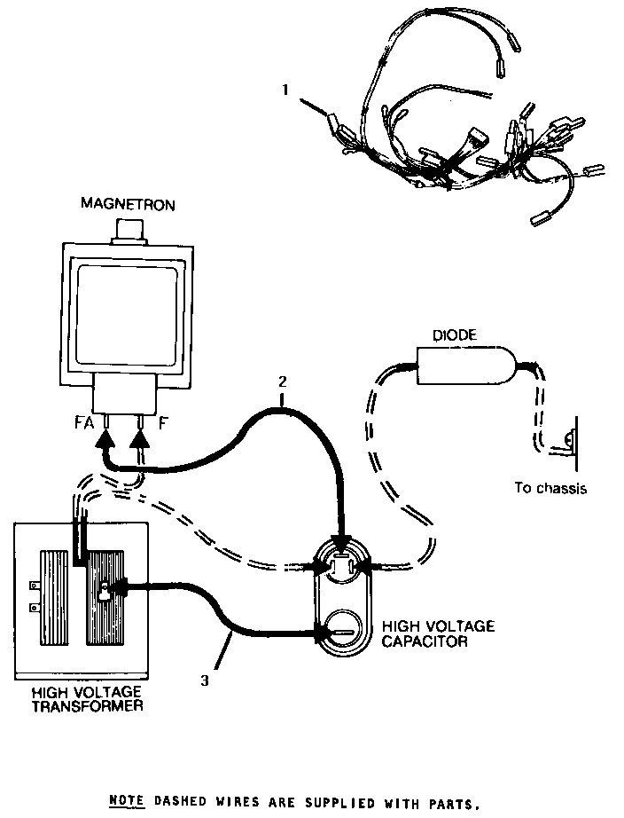 Section 10 Diagram and Parts List for MB245  Thermador Microwave