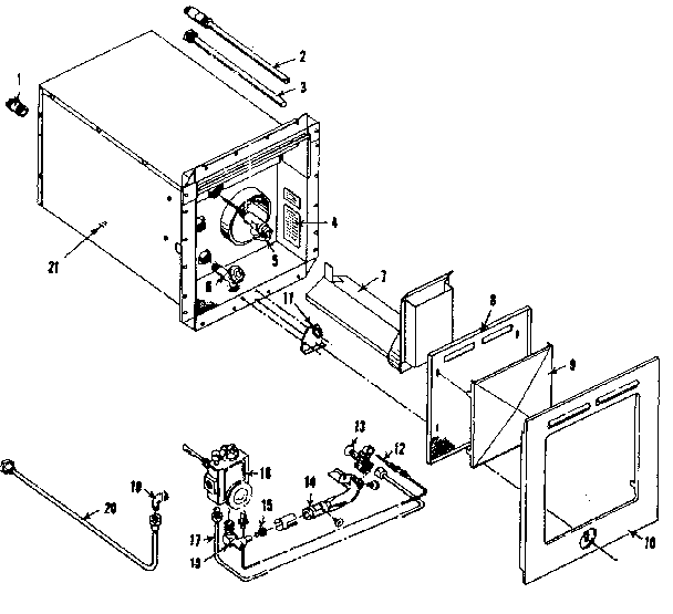 Replacement Parts Diagram and Parts List for 15333070  Kenmore Water Heater