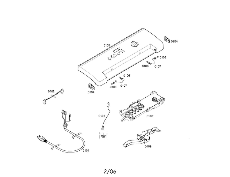 Control Panel Diagram and Parts List for WTMC652SUC 01 Bosch Dryer