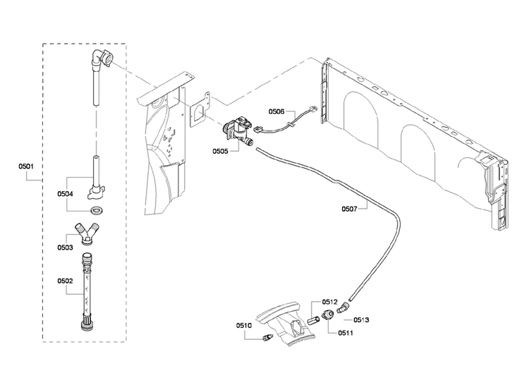 Valve Assy Diagram and Parts List for WTVC833PUS 09 Bosch Dryer