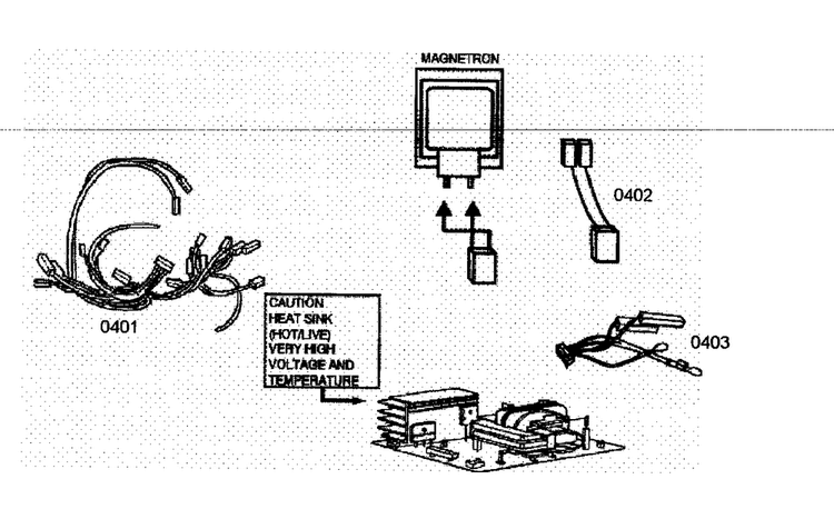 Wiring Diagram and Parts List for MBES01  Thermador Microwave