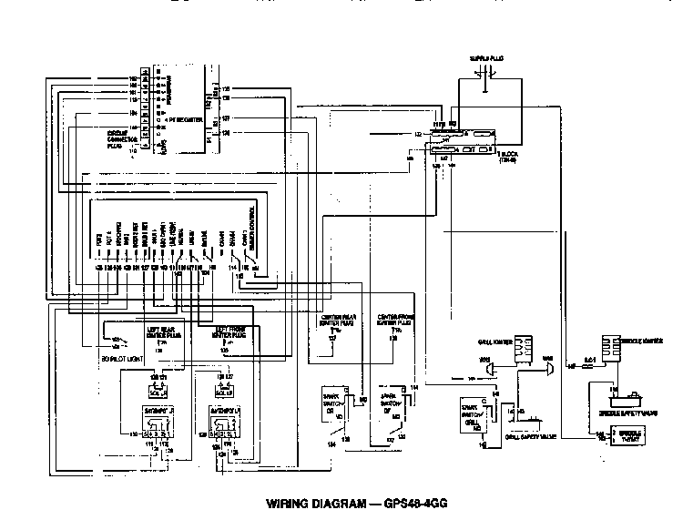 Section 6 Diagram and Parts List for GPS486GL  Thermador Cooktop
