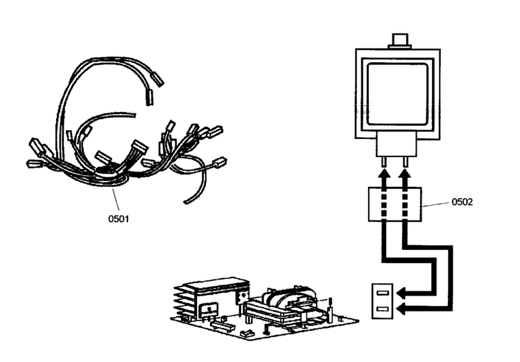 Wiring Diagram and Parts List for MCEB01  Thermador Microwave