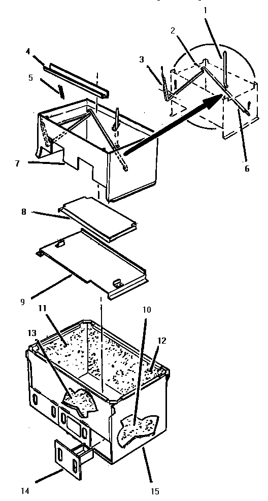 Section 5 Diagram and Parts List for CGB19  Thermador Grill