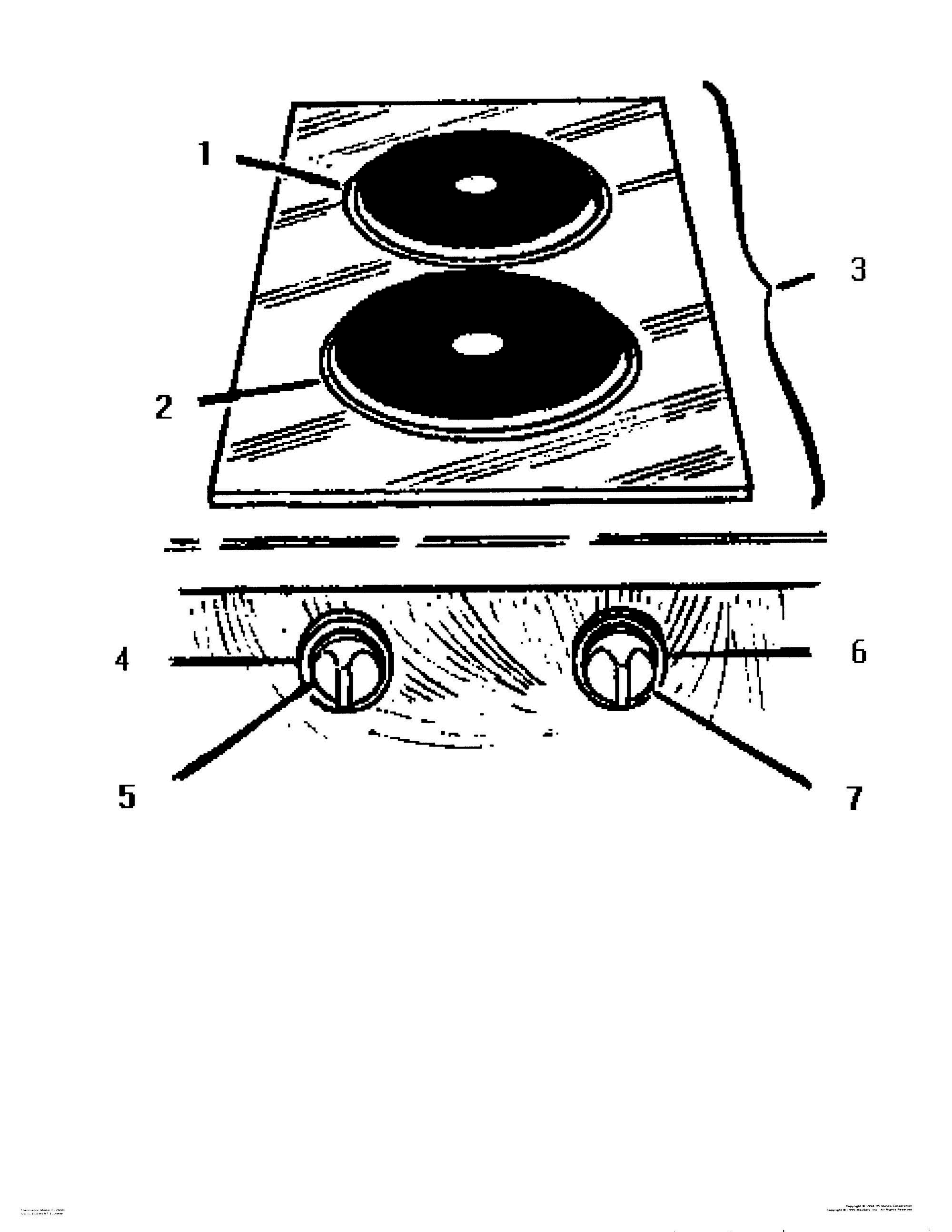 02 - COOKTOP & CONTROLS Diagram and Parts List for 12WC  Bosch Reciprocating Saw