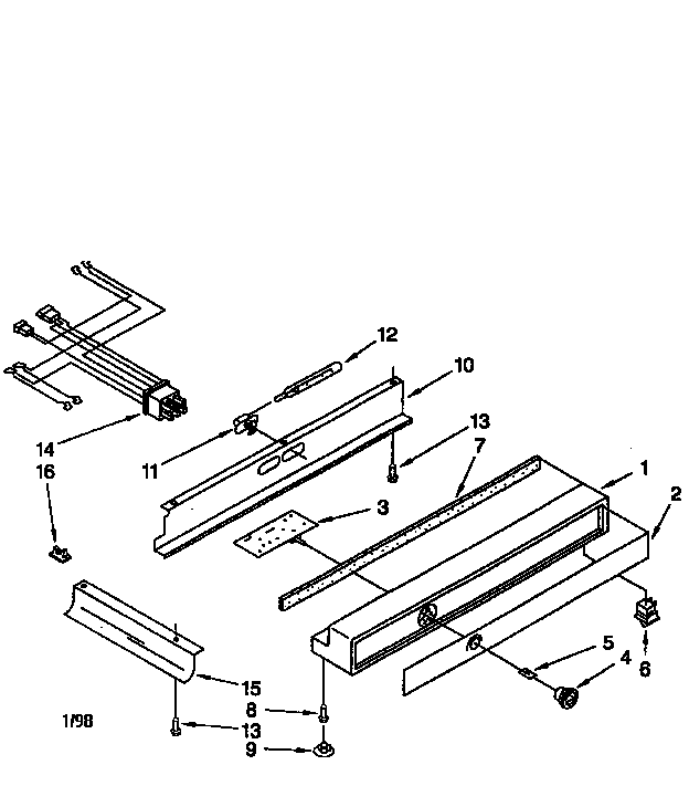 Refigerator Control Panel Diagram and Parts List for TSS36QBW00  Thermador Refrigerator