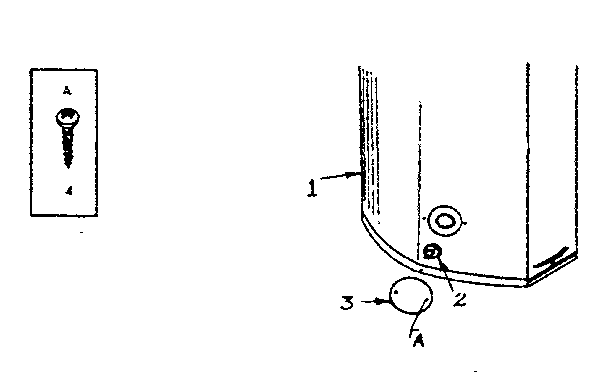 Jacket Diagram and Parts List for 153338050  Kenmore Water Heater