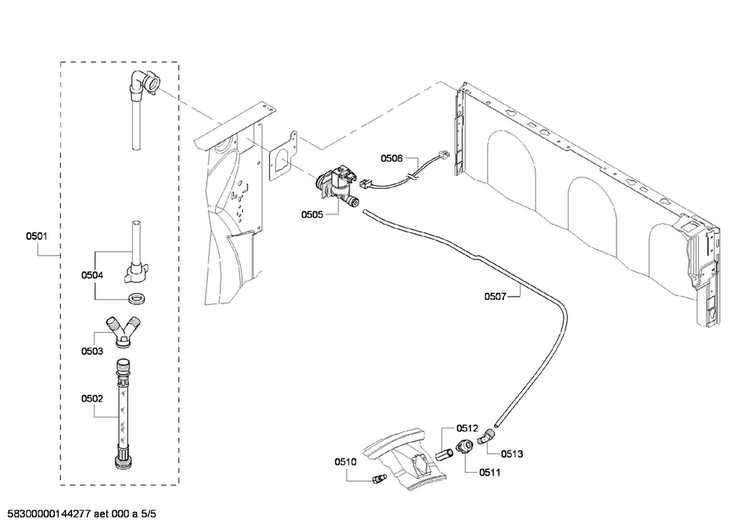 Valve Assy Diagram and Parts List for WTVC853PUC 09 Bosch Dryer