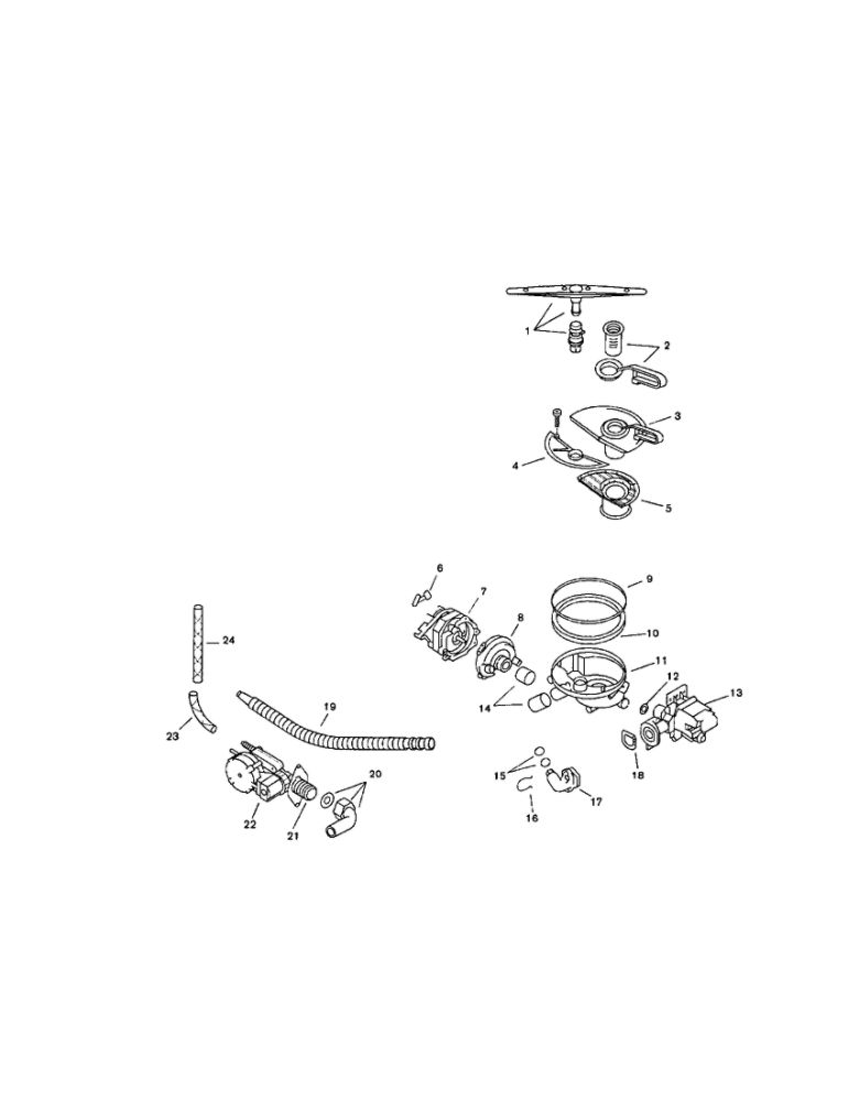 Component Assemblies Diagram and Parts List for SMU7056UC 14 Bosch Dishwasher