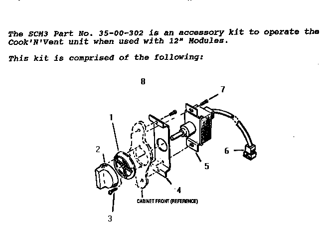 Section 2 Diagram and Parts List for GG12MW  Thermador Cooktop