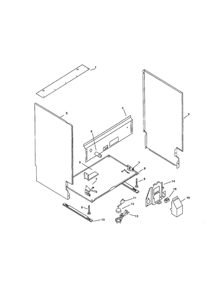 Body Diagram and Parts List for SMI7052US 08 Bosch Dishwasher