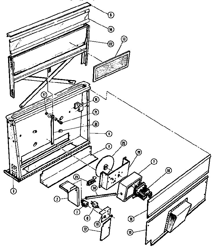 Cv236 Ventilator Intake Diagram and Parts List for CV136  Thermador Cooktop