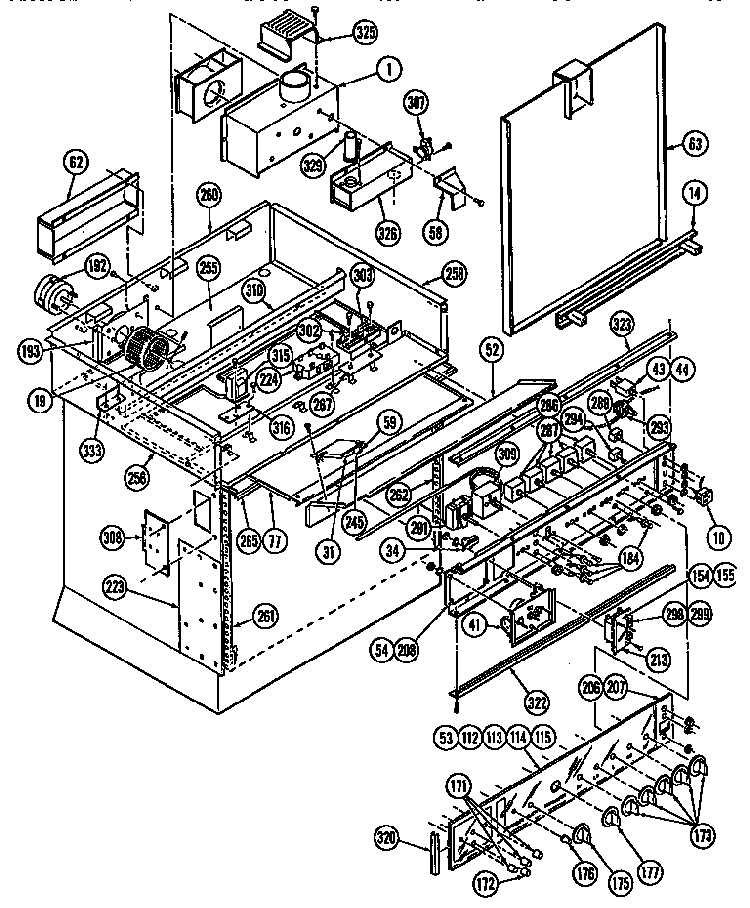 Control Panel Diagram and Parts List for ESC-30  Thermador Range