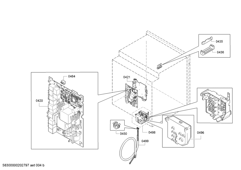 Diagram 2 Diagram and Parts List for HBE5452UC-35  Bosch Wall Oven