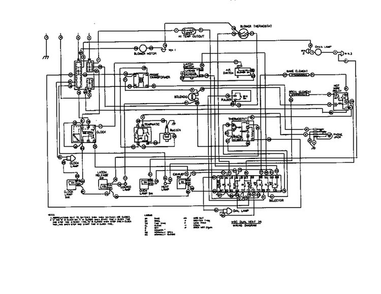 Msc-39 Wiring Diagram Diagram and Parts List for MSC39  Thermador Range