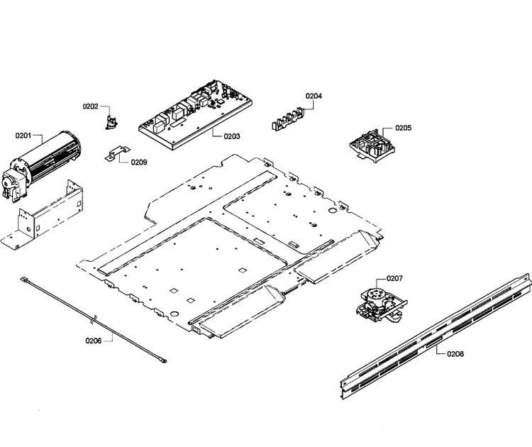 Pcb's Assy Diagram and Parts List for HBL5450UC 05 Bosch Wall Oven