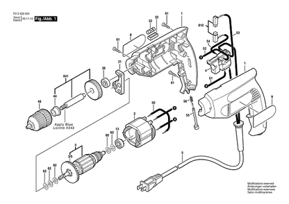 Part Location Diagram of 2610967228 Bosch Compression spring