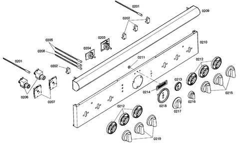 Part Location Diagram of 00144298 Bosch PANEL-FACIA